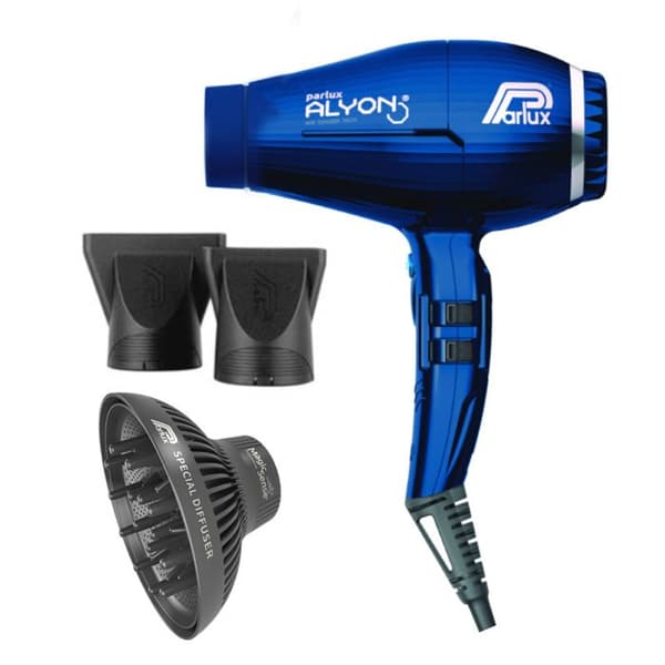Hårfön - Parlux - Alyon - 2400W - Lufionisator - Miljövänlig - Blå