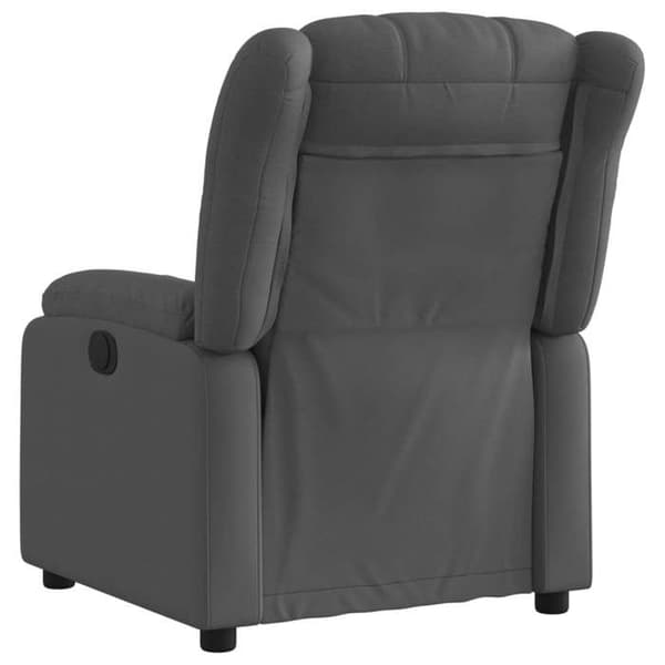 vidaXL Grå mörk tygfåtölj 3205773