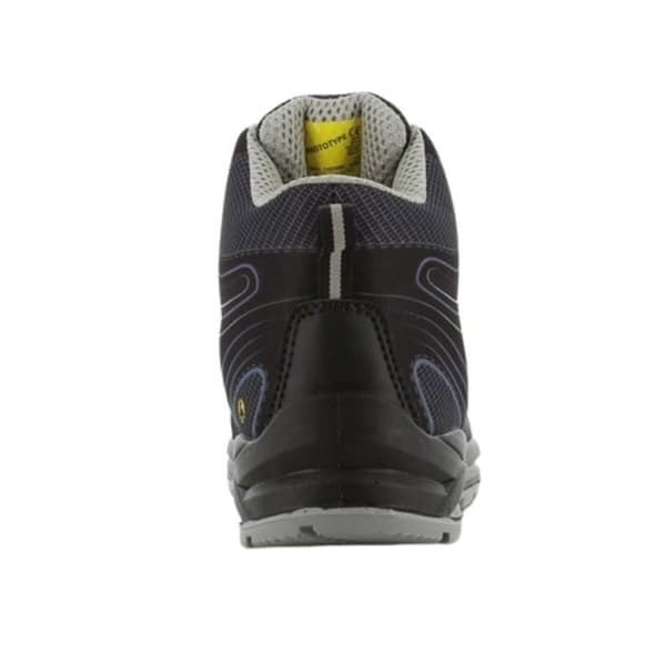 Sportig halv hög säkerhetssko Safety Jogger CADORMID S1P SRC ESD - Grå