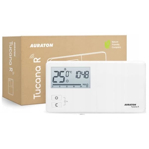 Trådlös temperaturkontroll - AUARTON Tucana R - Programmerbar - 2xAA - LCD-display