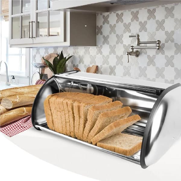 Brödbox - MR-1676BL - Rostfritt stål - Glidlock - Elegant design
