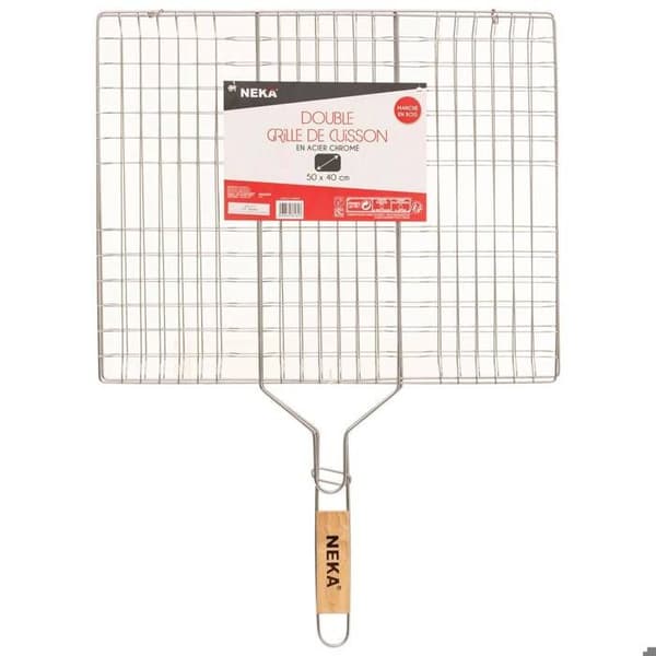 Stort dubbel grillgaller 40x50cm