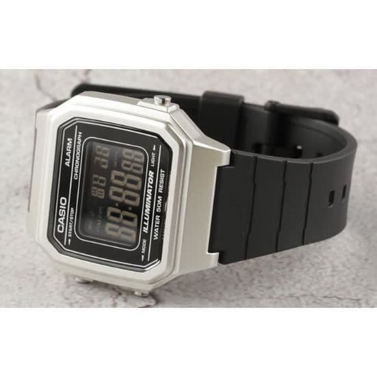 Klocka - Casio - Herrkollektion - Svart - Stål - Digital - Sport