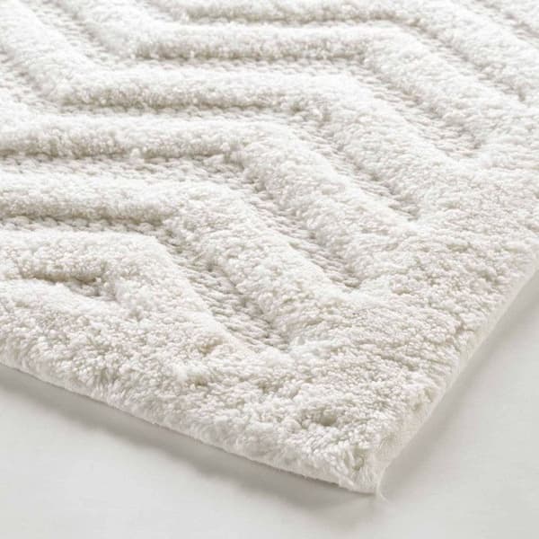Badrug Jacquard "Angelis" 50x80cm Vit