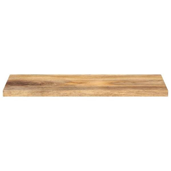 vidaXL Bordskiva 70x30x3,8 cm rektangulär massiv mangoträ 371500