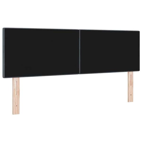 vidaXL Sänggavel Mörkgrå 160 cm Sammet 42007171