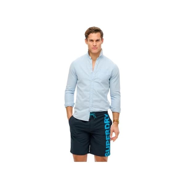 Superdry Herr Surf Badkläder Blå Syntetisk