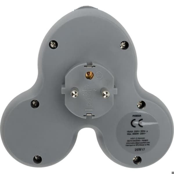 Biplite programmerbar 2x16A - Vit - Bolea - Zenitech