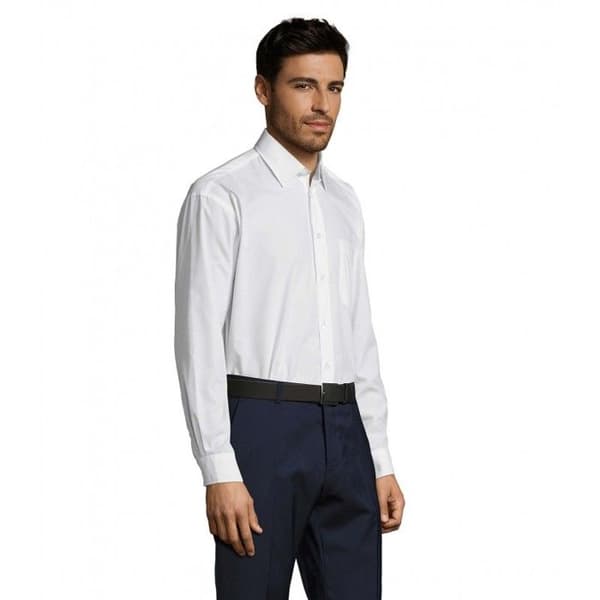 Chemise Sol's Baltimore - medelblå