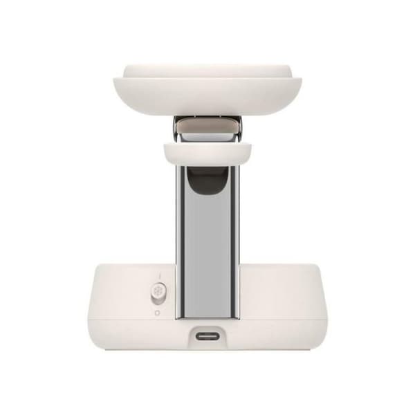 Belkin 3-i-1 Qi2 mobilladdare, 25W, USB-C-kabel och nätadapter ingår, sable