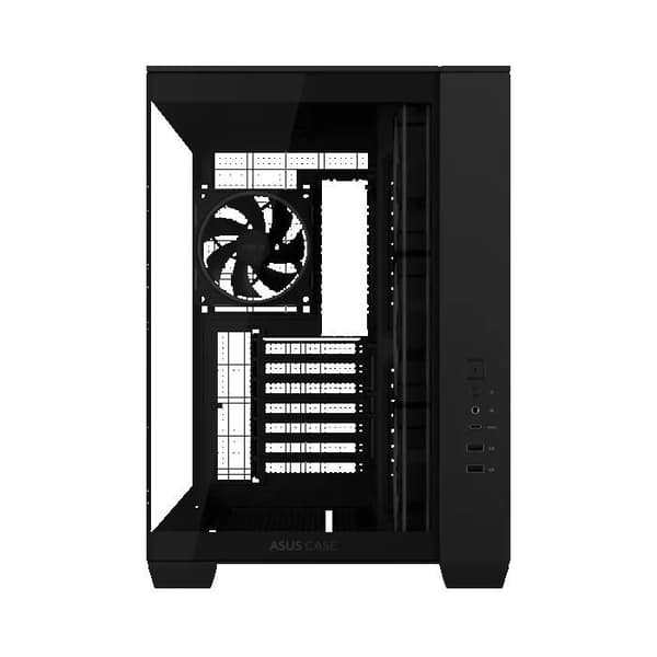 Asus A32 PLUS ATX chassi svart - 4 ARGB-fläktar, stöd för 360 mm radiator, GPU 420 mm