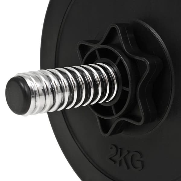 vidaXL Hantelset 14 st 20 kg
