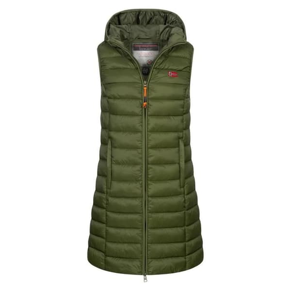 Grön väst för kvinnor Geographical Norway Vatikolor