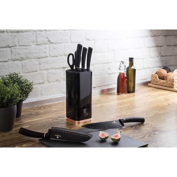 Knivset - BERLINGER HAUS - BH-2422 - Rostfritt stål - Silikon - 6 delar