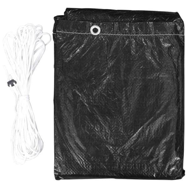 vidaXL Trädgårdsmöbelöverdrag 6 BBQ-öglor 180x80x125 cm
