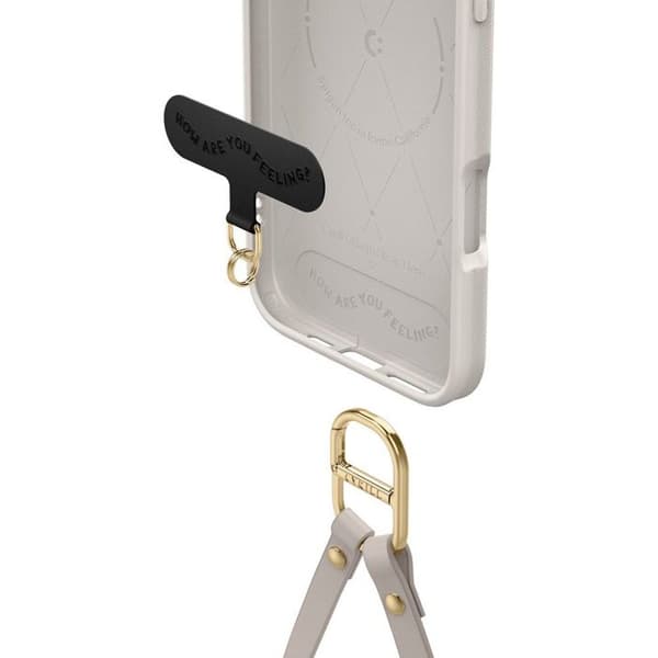 Mobilskal - SPIGEN - iPhone 16 Pro - Kräm - Praktisk Rem - Luftkudde