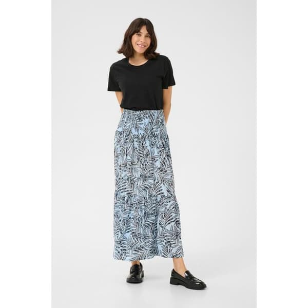 Kvinna KAFFE Maxi Smock Kjol