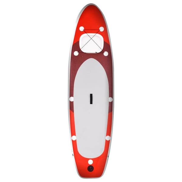 vidaXL Uppblåsbart SUP Board Set Röd 360x81x10 cm