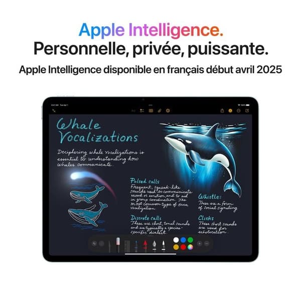 iPad Apple Air 11" Puce M3 128 Go Wifi 7:e generationen 2025 Lila