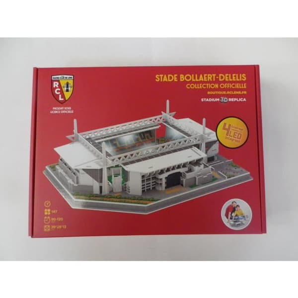 Byggspel - MEGABLEU - Stade Bollaert - 147 bitar - 4 LED - 3D