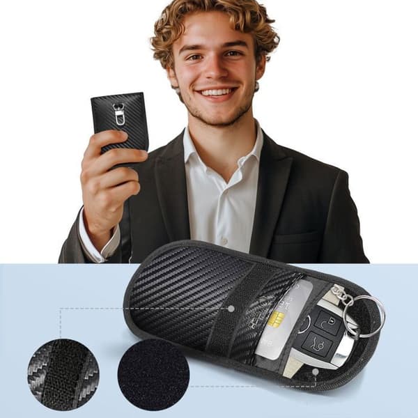 Tech-Protect Faraday Bur Nyckel Etui RFID Signalblockerande