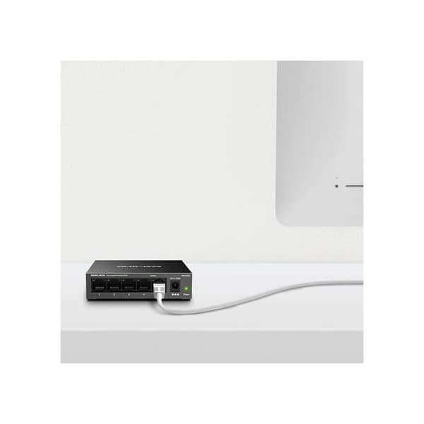 Gigabit Ethernet-switch - MERCUSYS - MS105GS - 5 portar - Metallchassi - Tyst