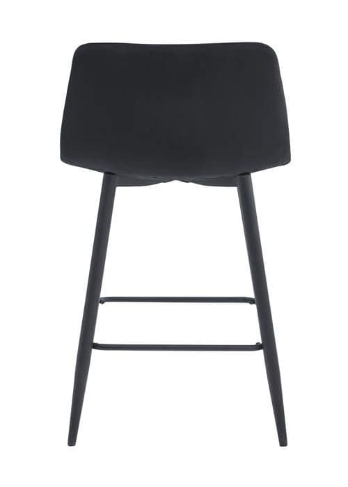 Taburett ARCETO - svart sammet / svarta ben x 2