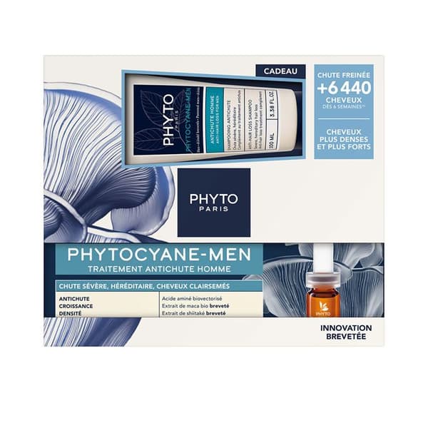 Coffret Phytocyane Man Anti-Håravfall + Schampo 2 delar