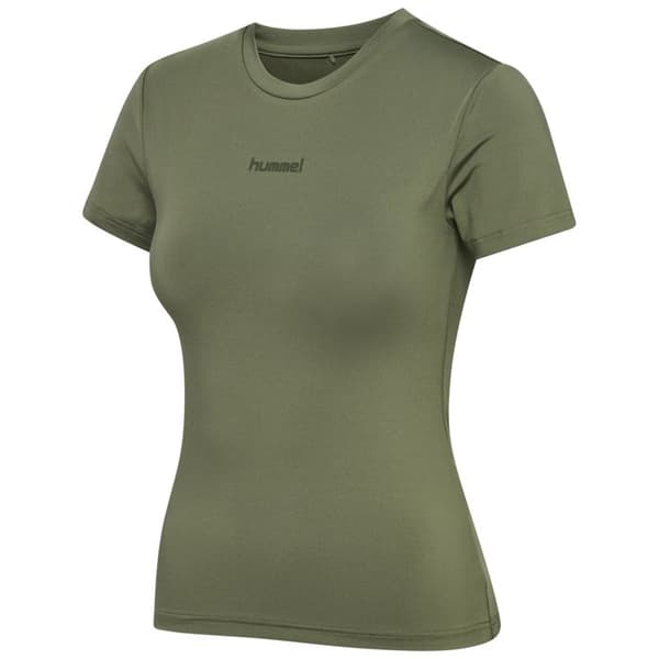 T-shirt dam Hummel Fast - djup lichen grön