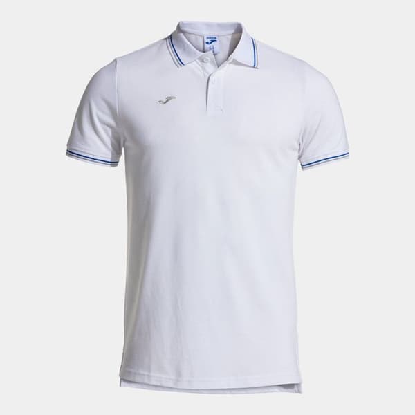 Polo Joma Confort Classic - vit/royal