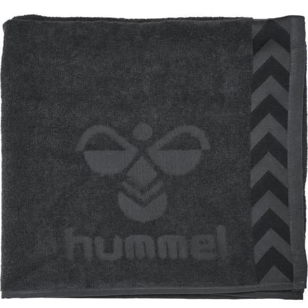 Hummel Old School handduk 160x70 cm - mörkgrå