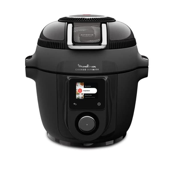 Multikokare - MOULINEX - CE9828F0 - Luftfritös och tryckkokare - 20 program - 6,5 L
