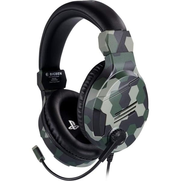 Spelheadset - BIGBEN INTERACTIVE - Stereo - Kabel - Grön - Över-örat