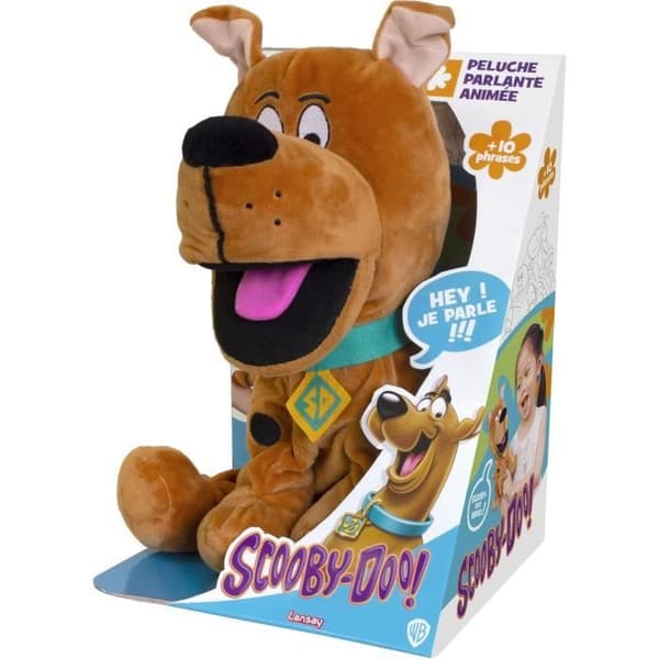 Animerad talande SCOOBY DOO plyschleksak