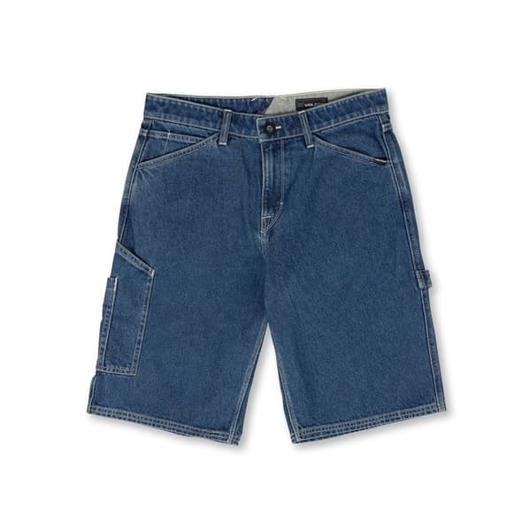 Kort Volcom Arbetsdenim Utility Short Indigo Ridge Wash Herr