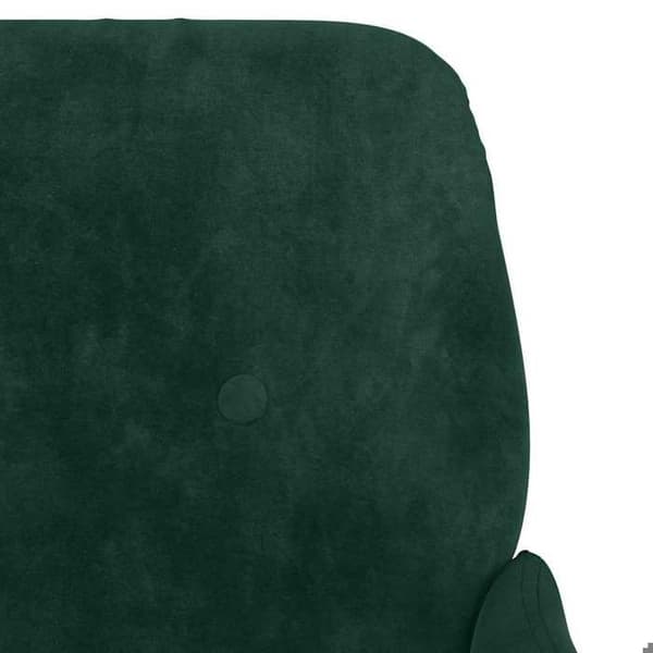 vidaXL Mörkgrön Soffa 108x79x79 cm Sammet 351416