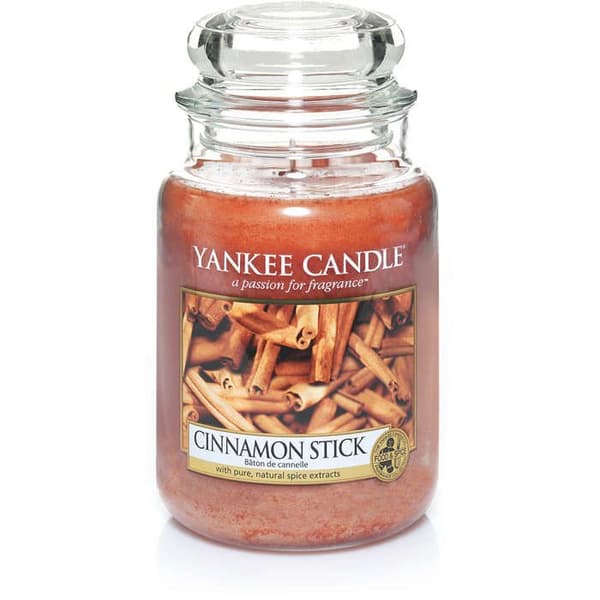 YANKEE CANDLE STOR GLASLJUS KANELSTICKA