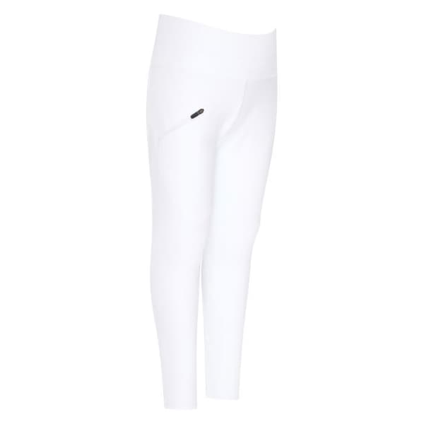 Tävlingstights full grip barn Easy Rider Dietse Performance - vit