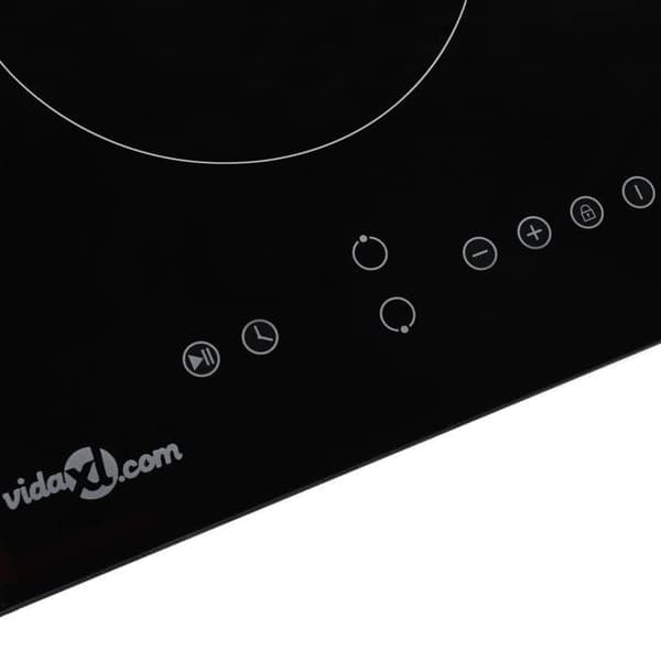 vidaXL Ceramic Hob 2 Brännare Touch Control 3000 W 50783