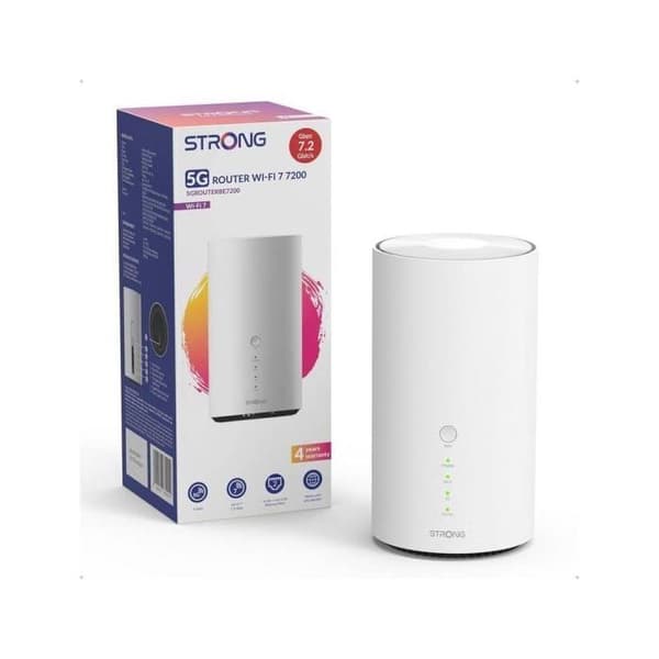 Router Strong 5G BE7200 Wi-Fi 7 7 2Gbps SIM-kortplats NFC One Touch Ethernet 2 5Gbps