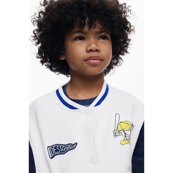 Barnjacka Desigual Base - vit
