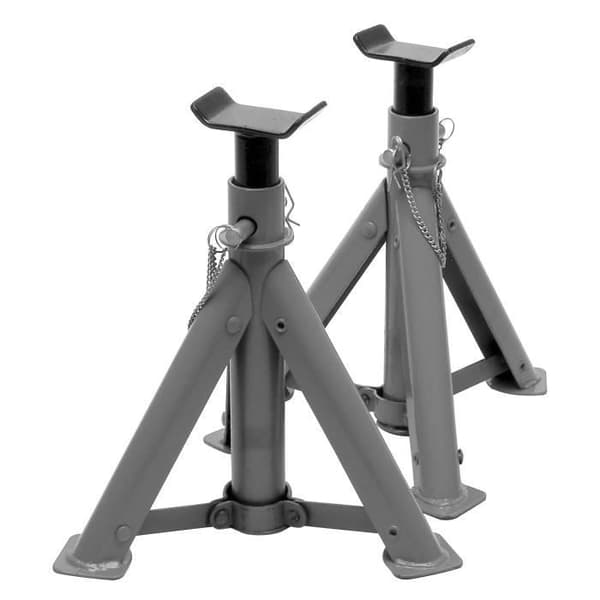 Hydraulisk domkraft 2000 kg med 2 vikbara stödben - Höjd 116–316 mm