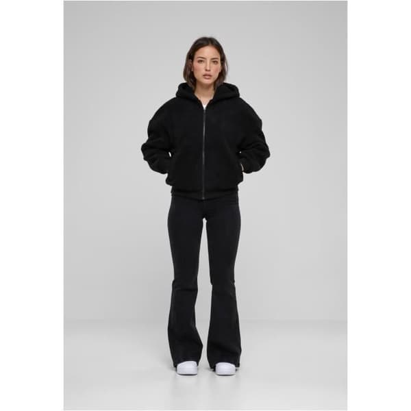 Urban Classics Dam - Oversized Sherpa Zip Hoody Jacka