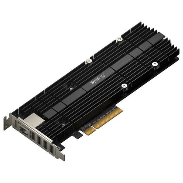 M.2 SSD-adapterkort och 10 GbE - Synology - E10M20-T1 - 10 Gbps - Passiv kylning - NAS