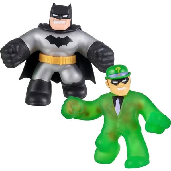Actionfigur - Älgleksaker - Batman vs Riddler Duo Pack - 11 cm - Goo Jit Zu DC Comics - Svart och grön