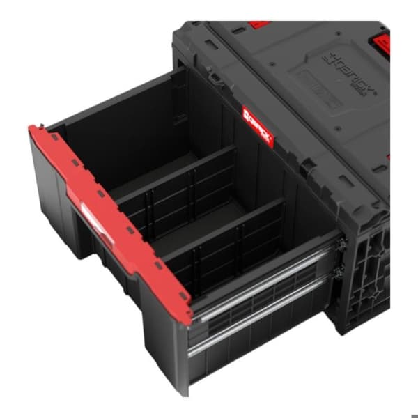 Verktygslåda - Qbrick System - ONE Drawer 1 Toolbox 2.0 - 32,5 L - Utdragbar låda - Svart