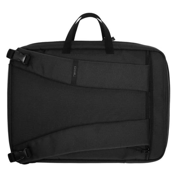 Ogio Pace Pro 10L dokumentväska – polyester 600D/1680D, fack för 15" dator, svart