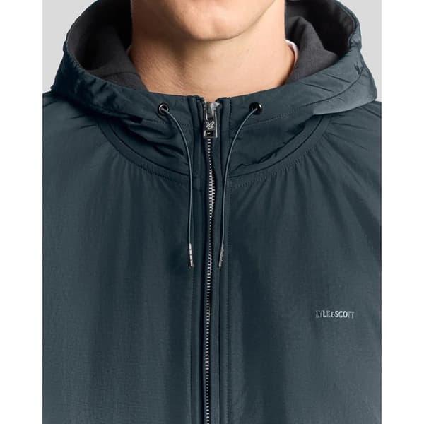 Hybrid hoodie med half raglan Lyle & Scott