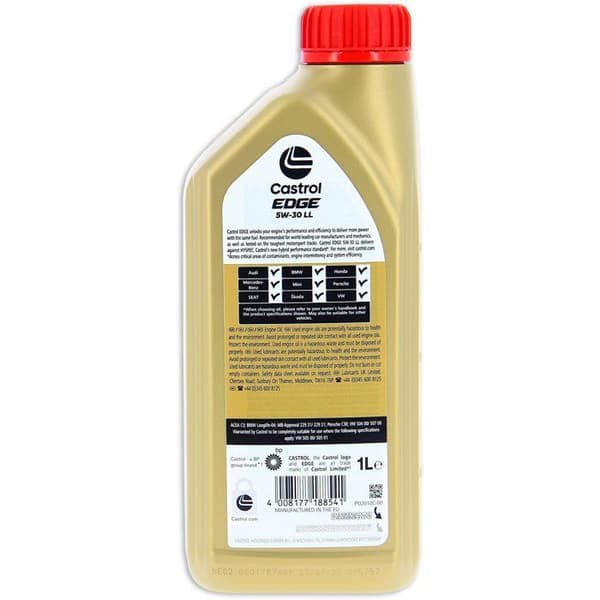 Motorolja - CASTROL - EDGE 5W-30 LL - 1L