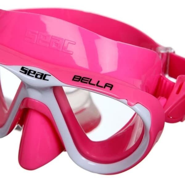 SEAC Bella dykmask och snorkel - barn - rosa